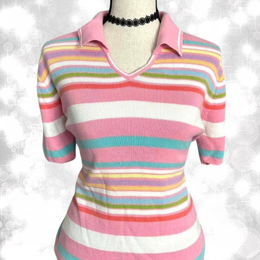 Designers Originals Y2K Multicolored Aesthetic Polo Shirt